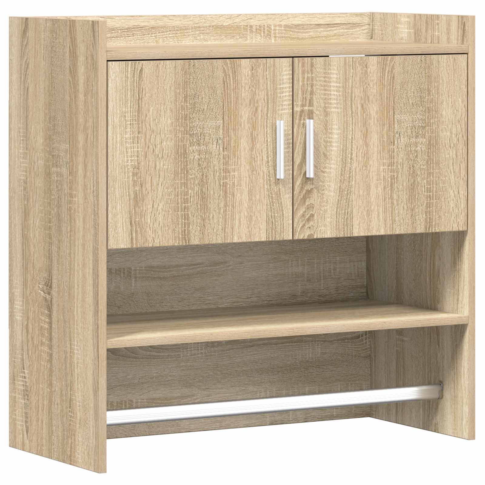 vidaXL Raft de perete Montare pe perete Stejar Sonoma 80 x 36 x 80 cm
