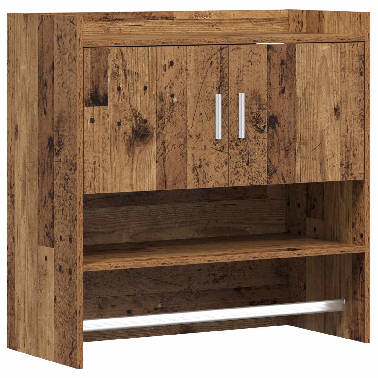 vidaXL Raft de perete Montare pe perete Lemn vechi 80 x 36 x 80 cm