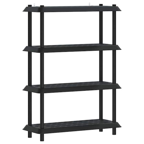 vidaXL Riiulikomplekt 4 tasandit 100 x 40 x 136,5 cm PP Antratsiit
