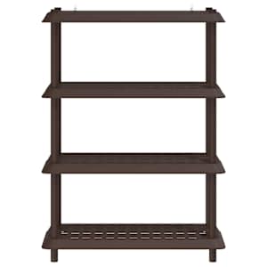 Regálová jednotka 4 pater 100 x 40 x 136,5 cm PP Hnědá - obrázek 5