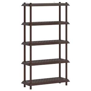 vidaXL Riiulikomplekt 5 tasandit 100 x 40 x 177 cm PP Pruun