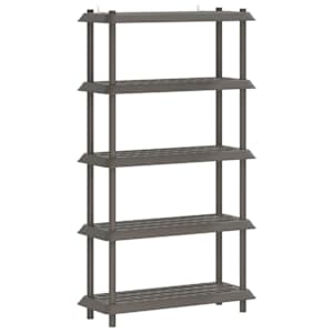 vidaXL Riiulikomplekt 5 tasandit 100 x 40 x 177 cm PP Helehall