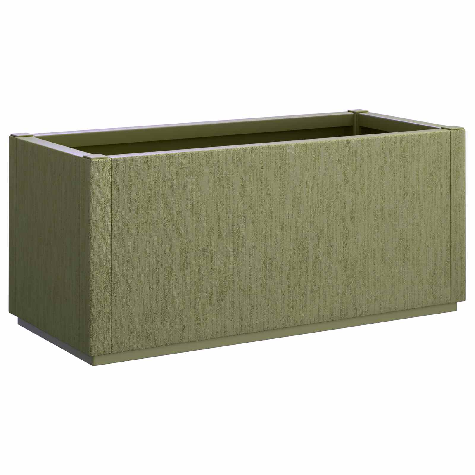 vidaXL Záhradný kvetináč Zelená 80 x 36 x 35 cm PP