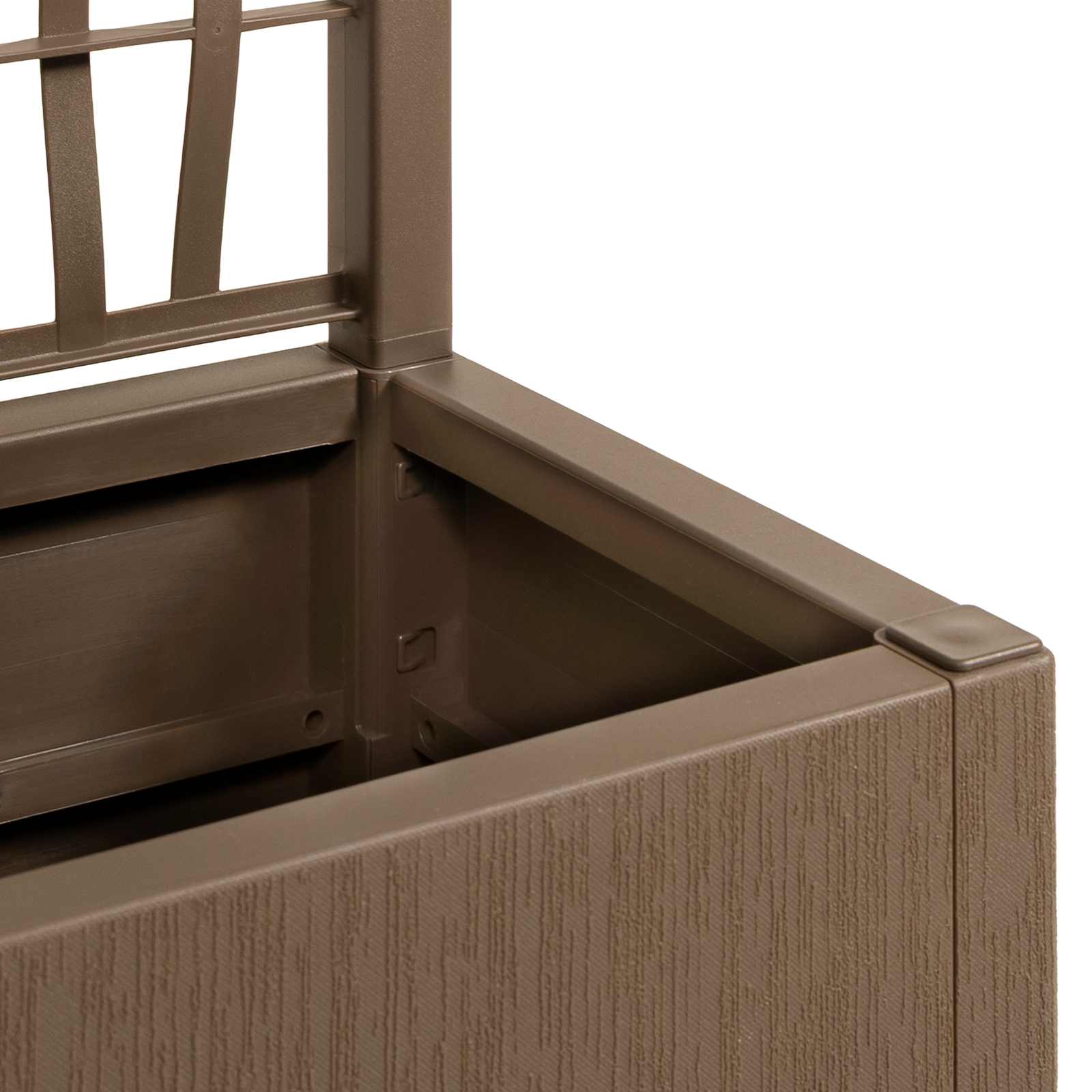 Tuindruppel met Trellis Bruin 80 x 36 x 140 cm PP image 6