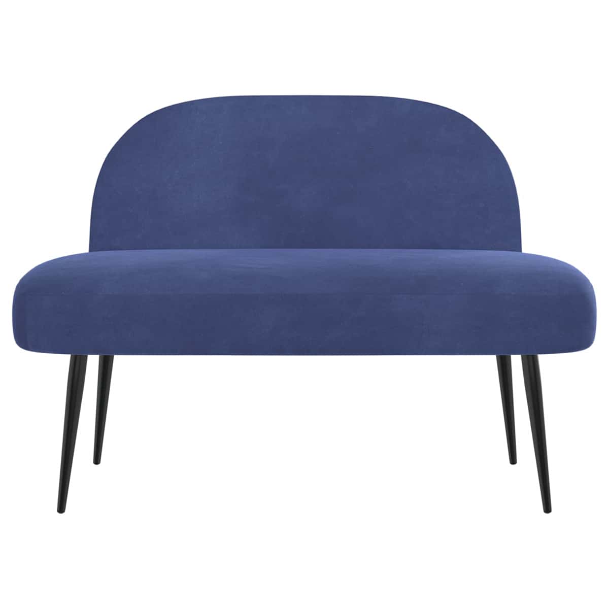 Polstret bænk med ryg 110 x 60 x 76 cm Fløjl - Billede 3