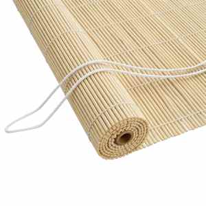 vidaXL Rulookardin Naturaalne 50 x 220 cm Bambus