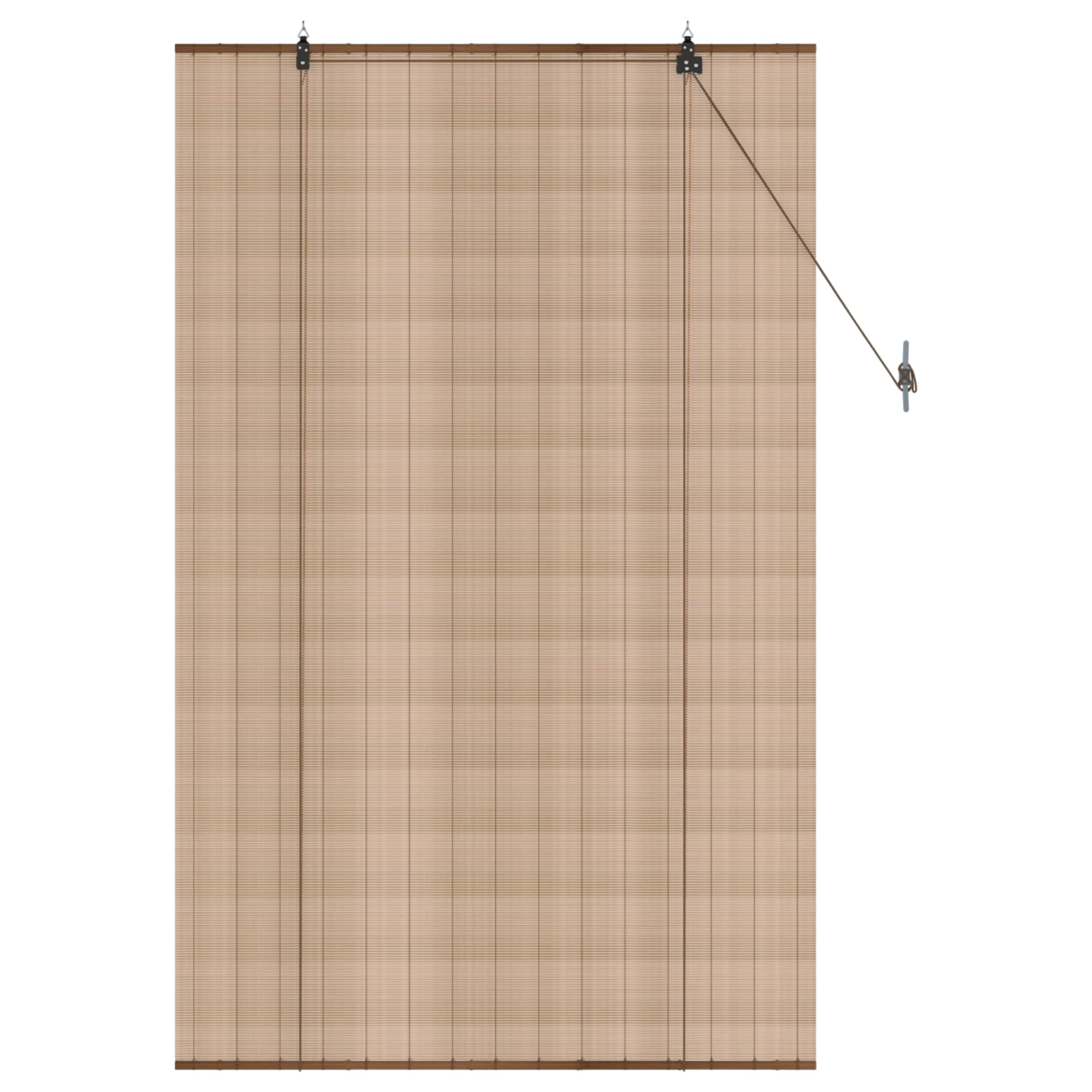 Rolgordijn Bruin 90 x 160 cm Bamboe image 3