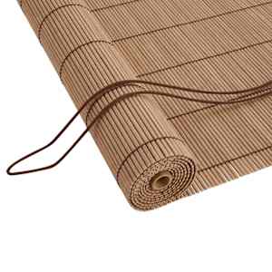 vidaXL Rulookardin Pruun 110 x 220 cm Bambus