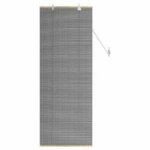 Roleta Šedá 40 x 160 cm Bambus - obrázek 3