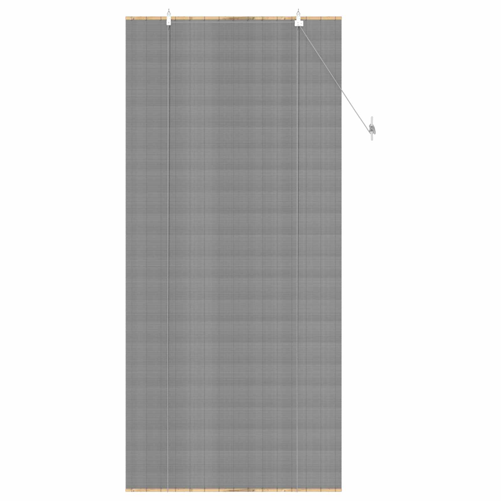Rolgordijn Grijs 80 x 220 cm Bamboe image 3