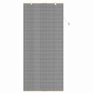 Roleta Šedá 90 x 220 cm Bambus - obrázek 3