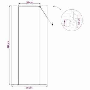 Roleta Šedá 90 x 220 cm Bambus - obrázek 8