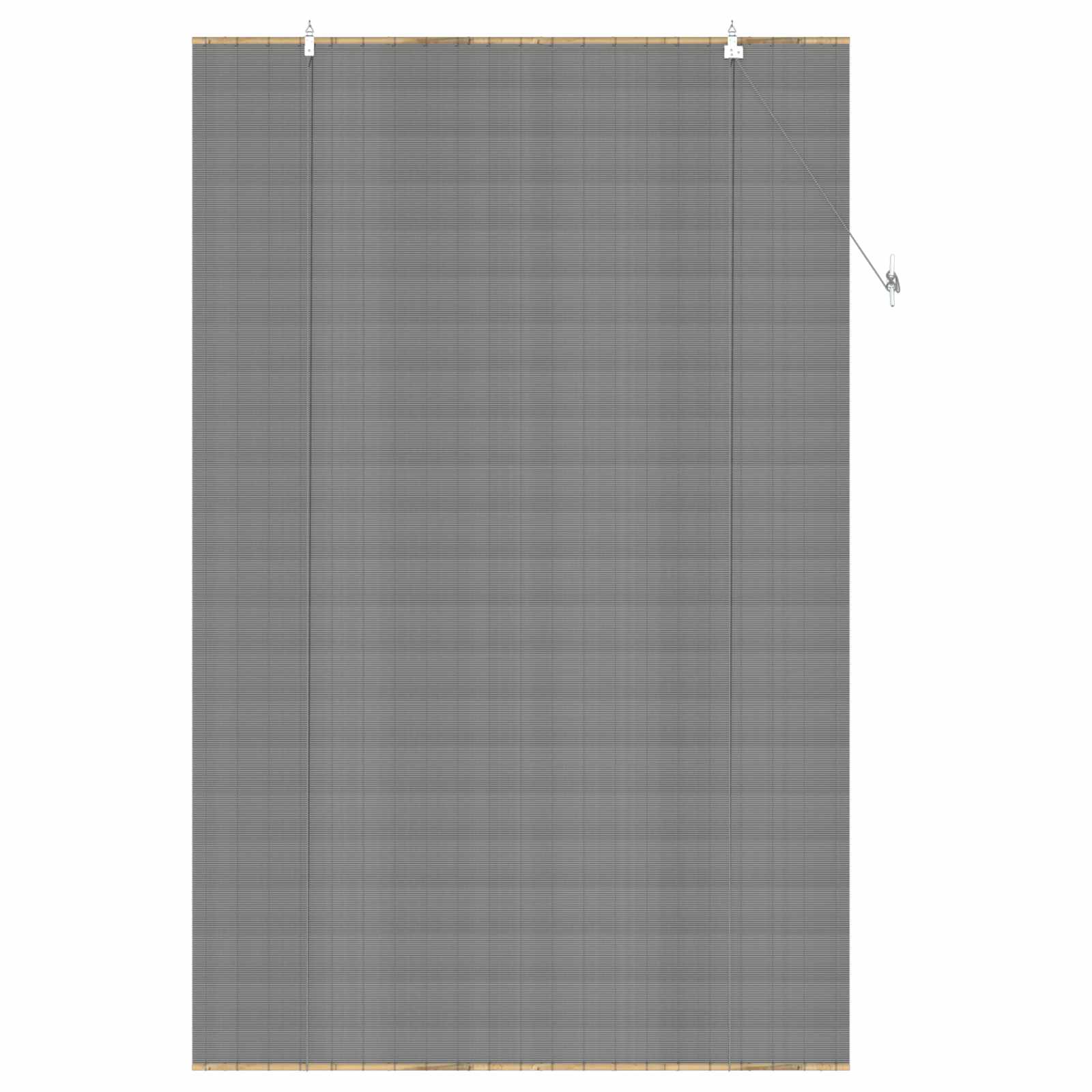 Rolgordijn Grijs 160 x 220 cm Bamboe image 3
