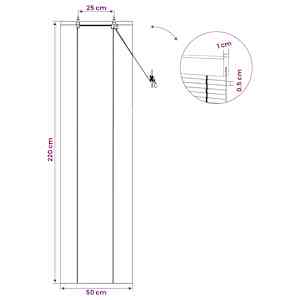 Roleta Hnědá 50 x 220 cm Bambus - obrázek 8