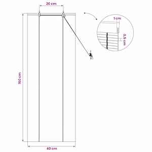 Roleta Přírodní 40 x 160 cm Bambus - obrázek 8