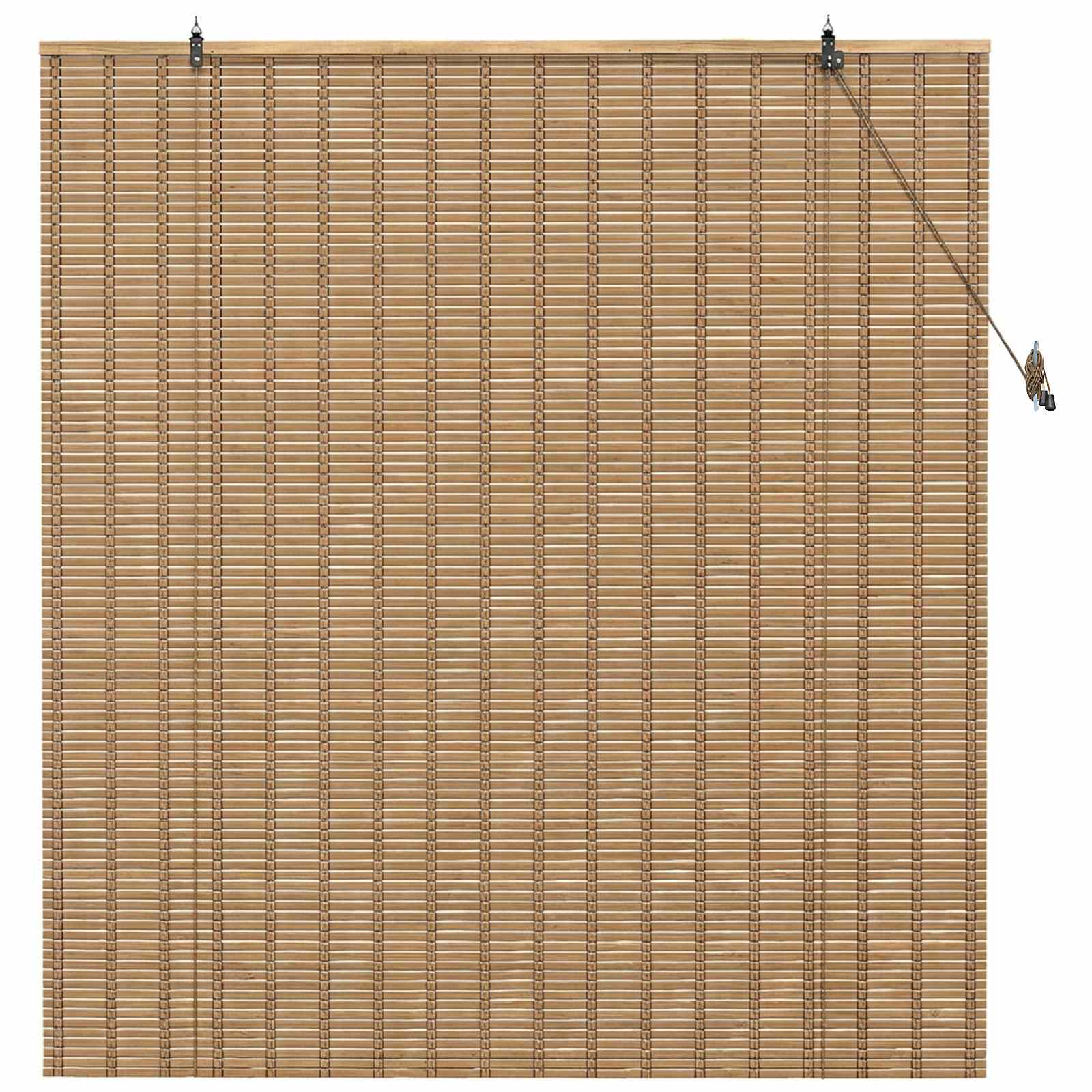 Rolgordijn Natuur 160 x 160 cm Bamboe image 3