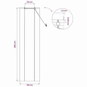 Roleta Hnědá 50 x 220 cm Bambus - obrázek 8