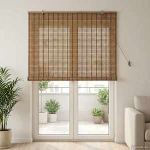 Rolo Rjava 160 x 220 cm Bambus