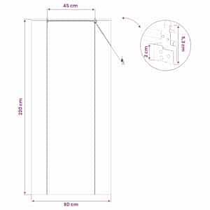 Roleta Hnědá 80 x 220 cm Bambus - obrázek 8