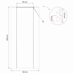 Roleta Hnědá 90 x 220 cm Bambus - obrázek 8