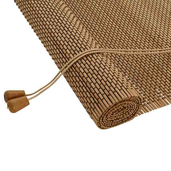vidaXL Rulookardin Pruun 100 x 220 cm Bambus