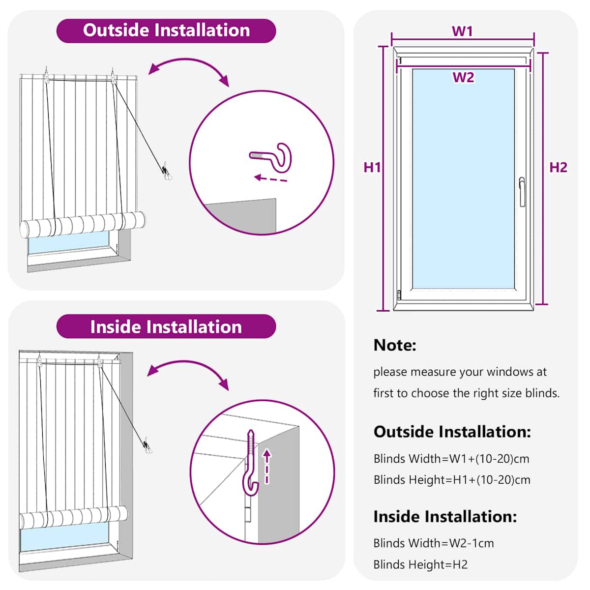 Rullegardin Brun Bambus - Billede 9