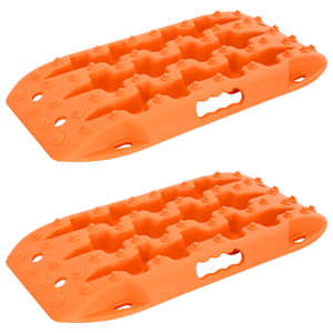 vidaXL Libisemisplaat 2 tk Oranž 57,5x30,5x5,5 cm Tugevdatud nailon