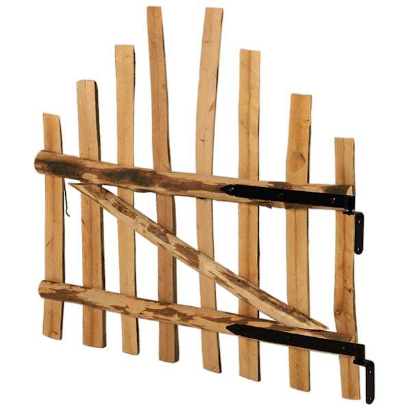 vidaXL Kaareline aiav&auml;rav 100 x 90 cm Imprigneeritud p&auml;hklipuud Pruun