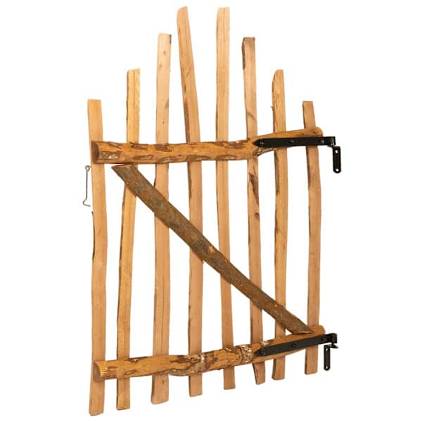 vidaXL Kaareline aiav&auml;rav 100 x 120 cm Imprigneeritud p&auml;hklipuud Pruun