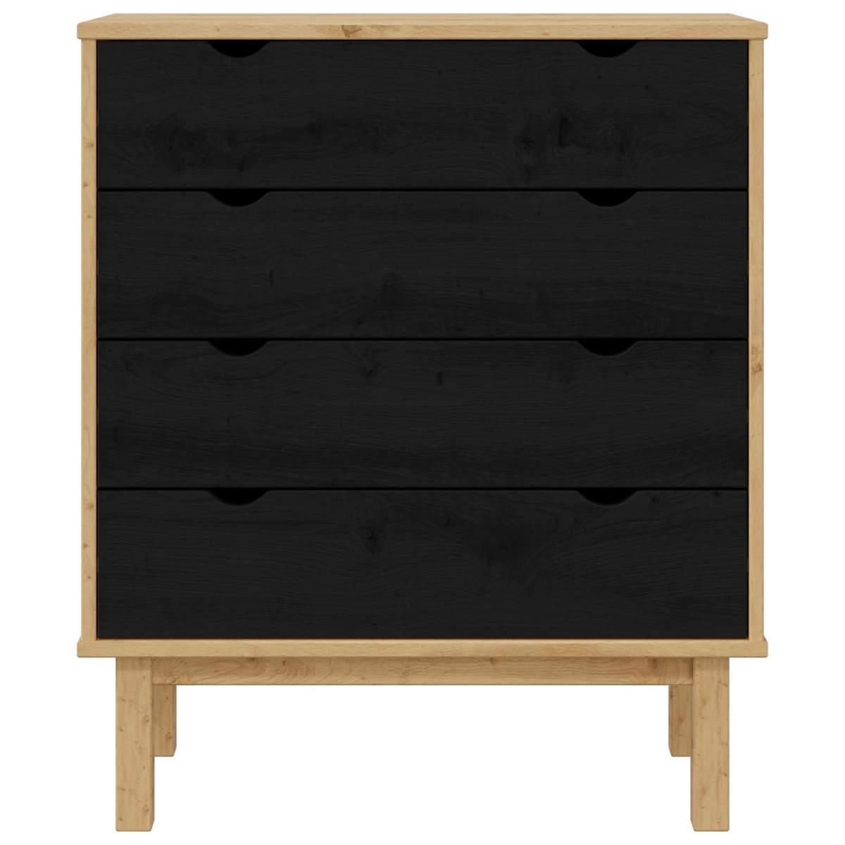 Skuffeskab OTTA 76,5 x 39,5 x 90 cm Massivt fyrretræ - Billede 6