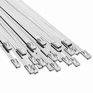 vidaXL Kaabli sidumine 25 tk 4,6 x 150 mm H&otilde;bedane
