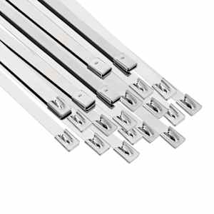 vidaXL Kaabli sidumine 25 tk 7,9 x 800 mm H&otilde;bedane
