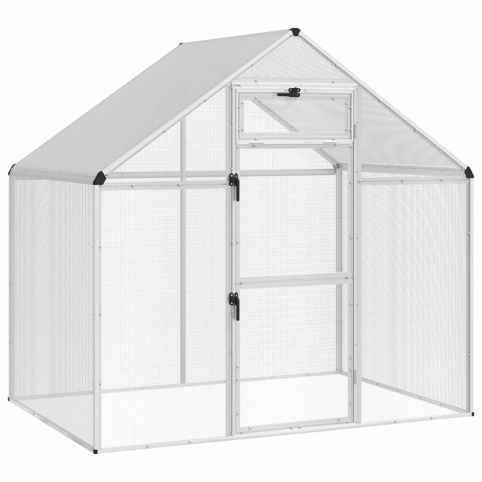 Vogelkooi Zilverkleurig 181,5 x 110,5 x 173,5 cm image 2