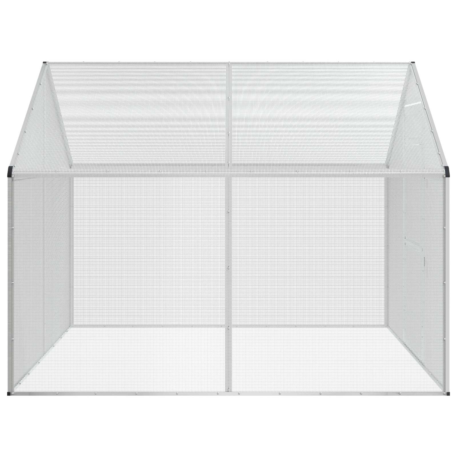 Vogelkooi Zilverkleurig 181,5 x 221 x 173,5 cm image 5