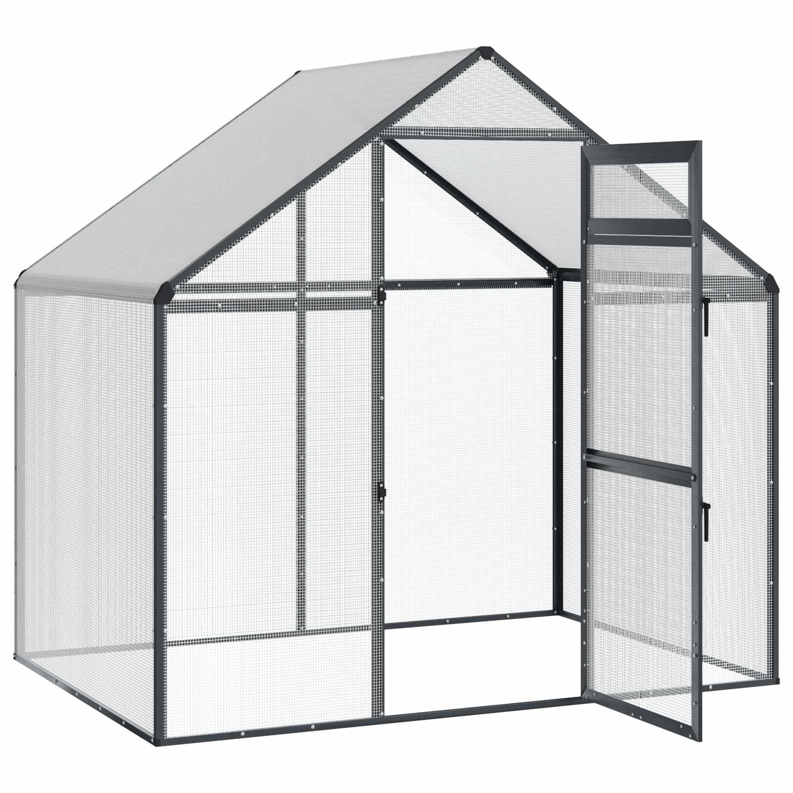 Vogelkooi Antracietkleurig 181,5 x 110,5 x 173,5 cm image 3