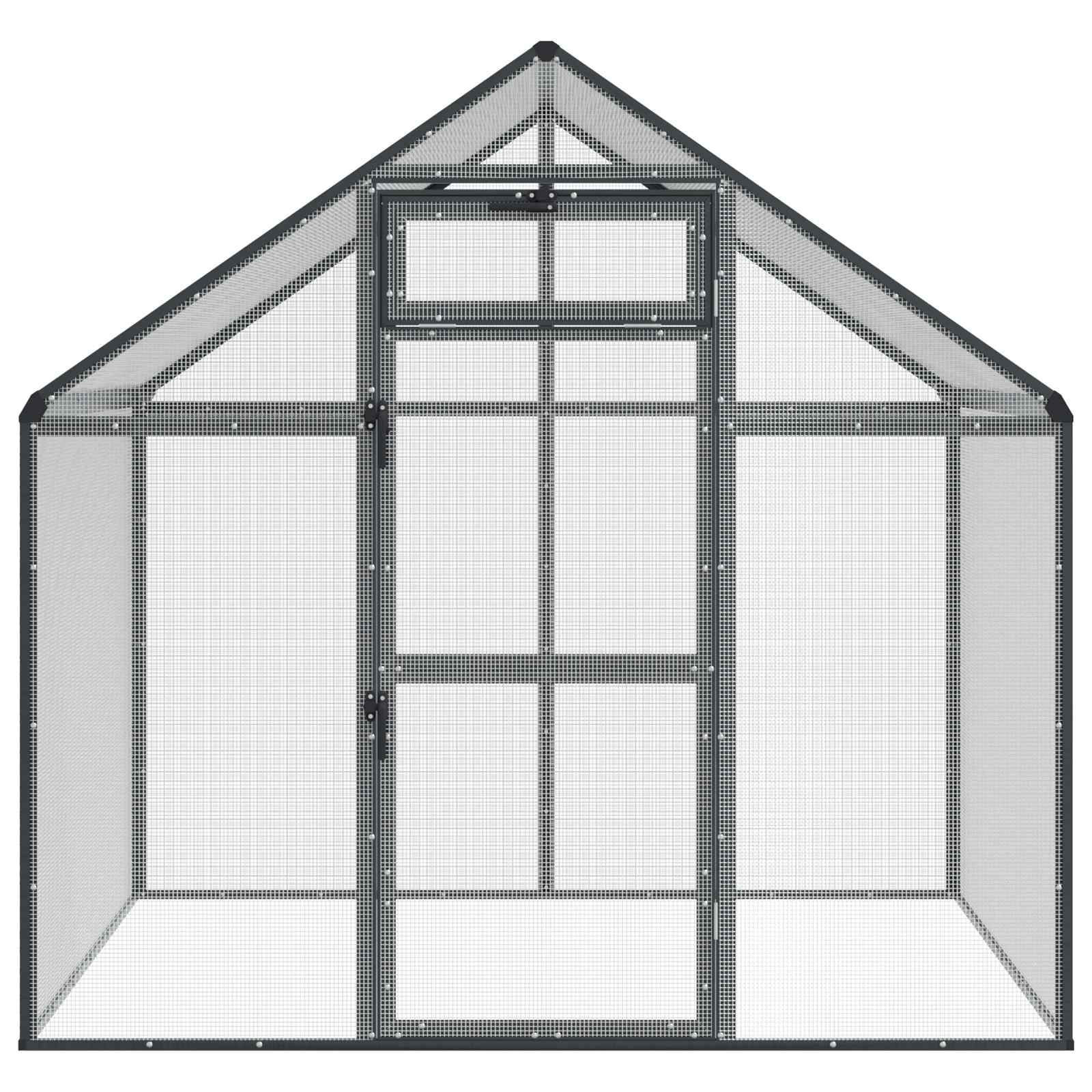 Vogelkooi Antracietkleurig 181,5 x 110,5 x 173,5 cm image 4