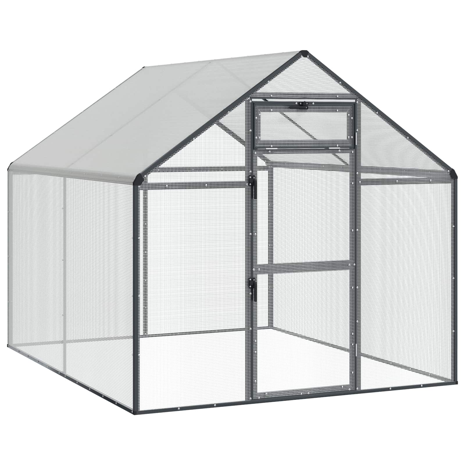 Vogelkooi Antracietkleurig 181,5 x 221 x 173,5 cm image 2
