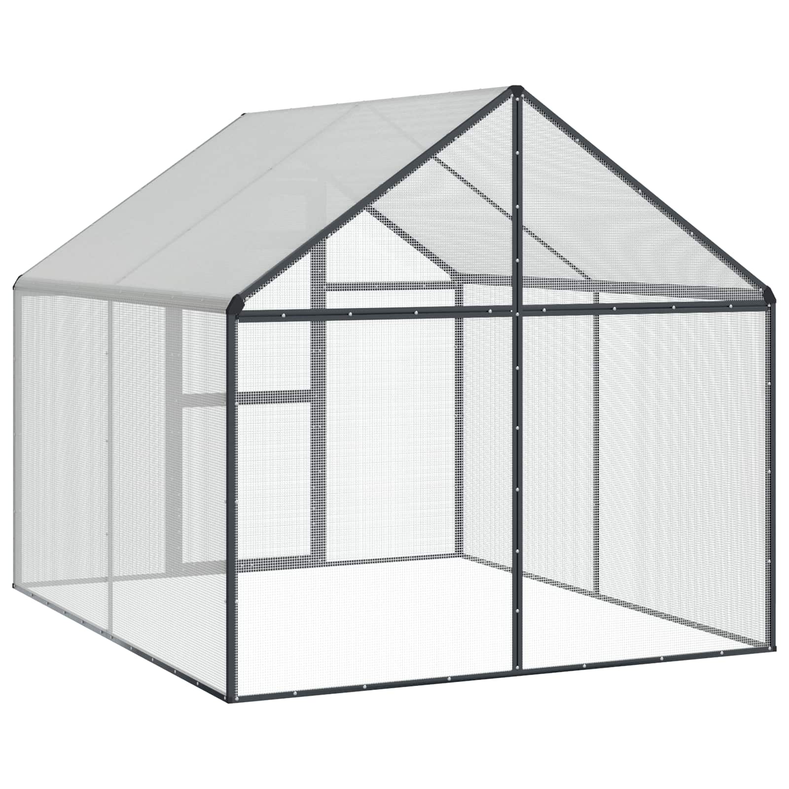 Vogelkooi Antracietkleurig 181,5 x 221 x 173,5 cm image 6