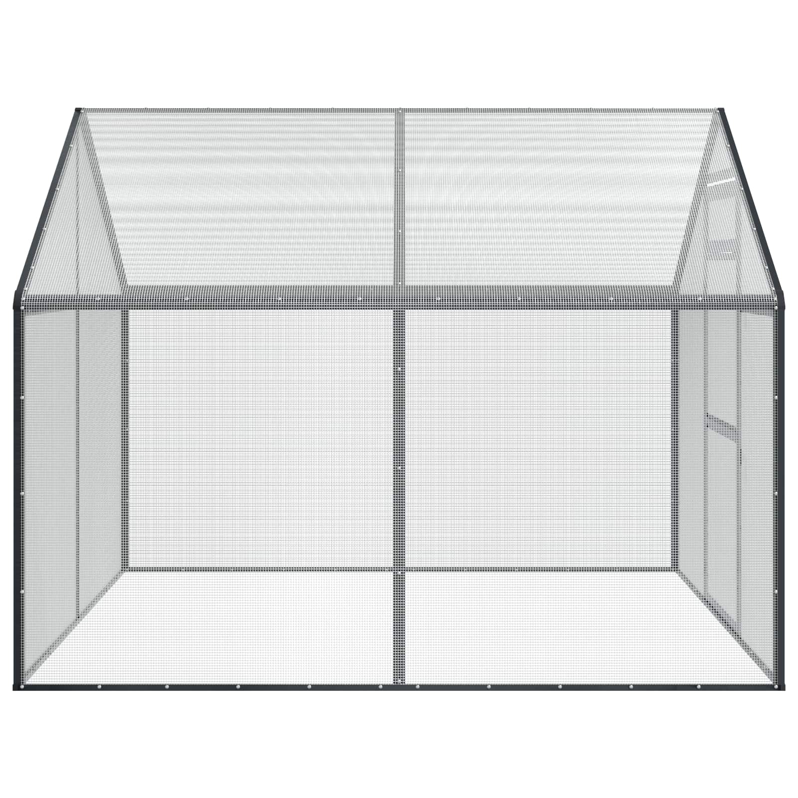 Vogelkooi Antracietkleurig 181,5 x 221 x 173,5 cm image 5