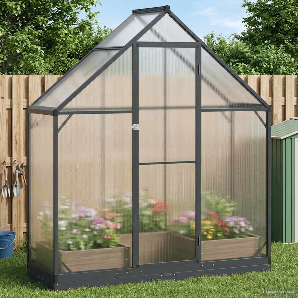 vidaXL Trädgård Växthus 183,5 x 63,5 x 207 cm