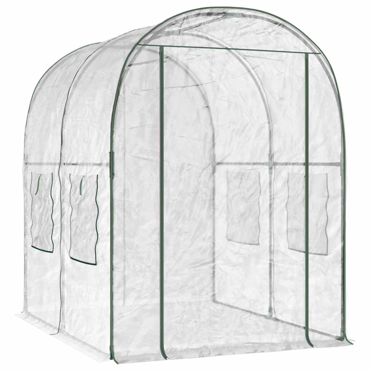 Drivhus med ramme PVC Transparent - Billede 2