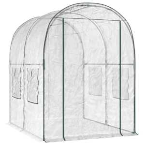 Skleník s rámem 160 x 200 x 192,5 cm PVC Transparentní - obrázek 2