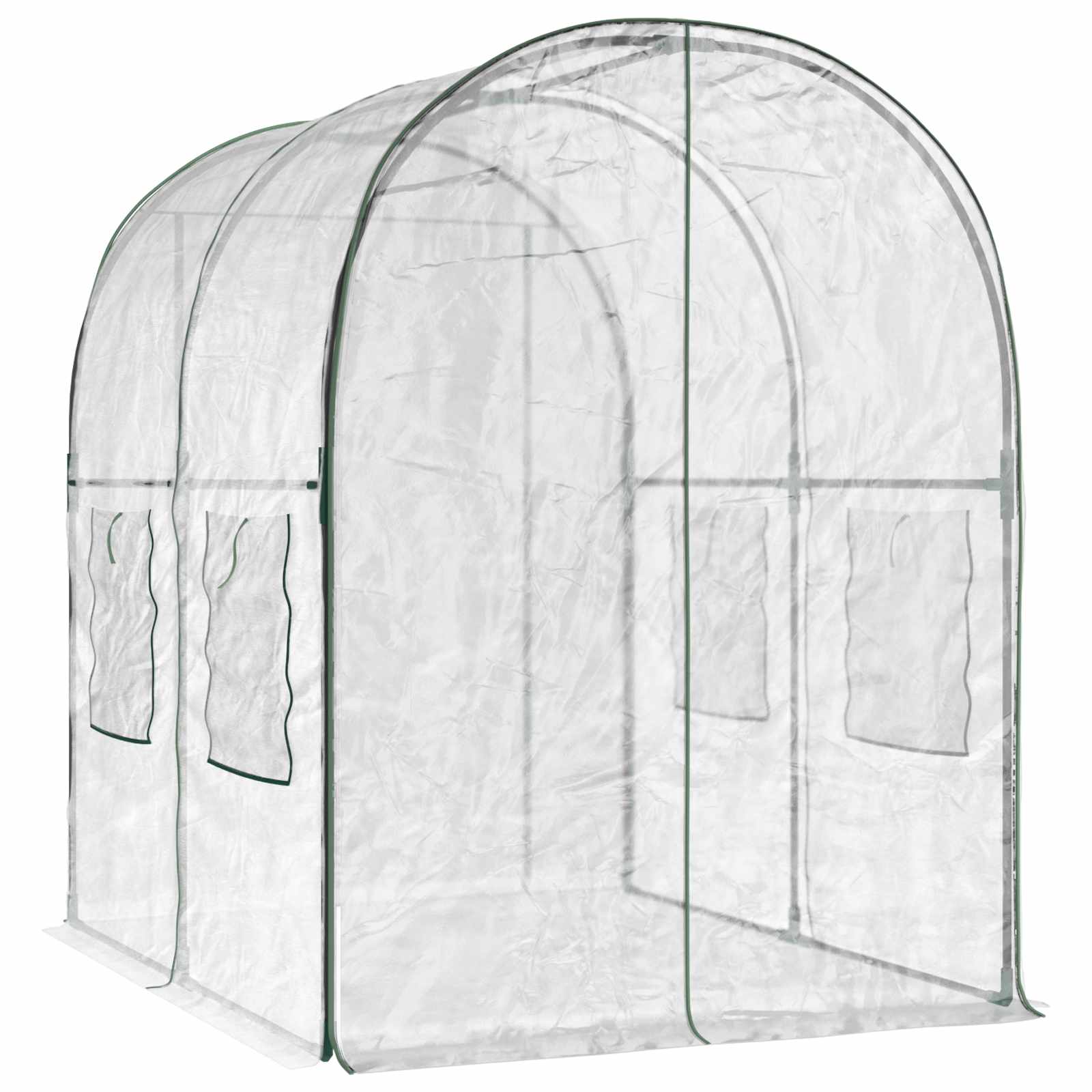 Kweekhuis met Frame 160 x 200 x 192,5 cm PVC Doorzichtig image 5