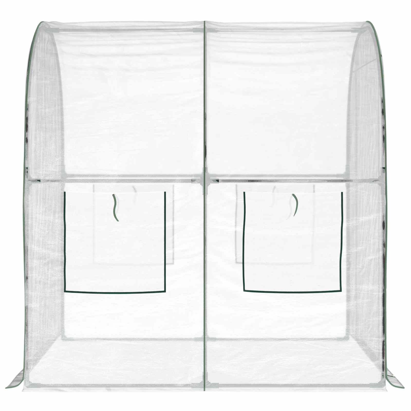 Kweekhuis met Frame 160 x 200 x 192,5 cm PVC Doorzichtig image 4