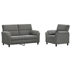 vidaXL Diivanikomplekt 2 pcs Tumehall Samet