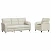 vidaXL Diivanikomplekt 2 pcs Kreemjas Samet