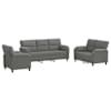 vidaXL Diivanikomplekt 3 pcs Tumehall Samet