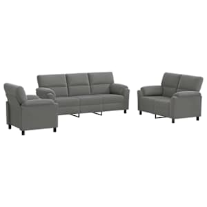 vidaXL Diivanikomplekt 3 pcs Tumehall Samet