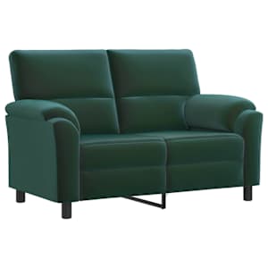 Set pohovek 3 ks Pro 6 osobu Tmavě zelená 214 x 85 x 93 cm - obrázek 4