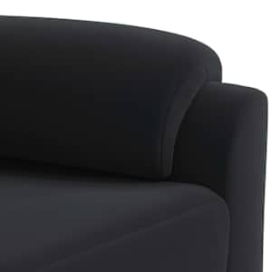 Set pohovek 3 ks Pro 6 osobu Černá 214 x 85 x 93 cm Samet - obrázek 6